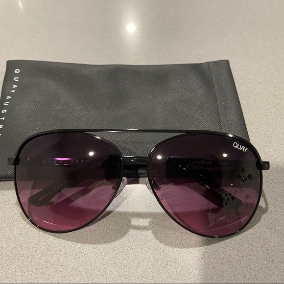 Quay Australia Purple Aviators - Picture 2 of 9